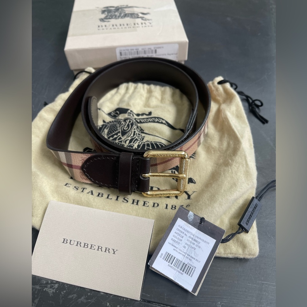 Burberry Haymarket Colchester 30mm Belt